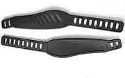 Life Fitness Stationary Bikes Long Pedal Straps (Pair) | (2" W x 12-1/2" L) Universal for Excersise Bike Bicycle Cycle Home Gym | Fits Most Bike Pedals | Heavy Duty Adjustable.
