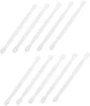 BIUDECO Sturdy Plastic Cuticle Pusher Nail Polish Remover 10-piece Manicure Tool Kit for Fingernails Toenails