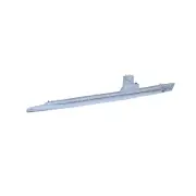 SSMODEL SSC72951-A 1/72 Military Model Kit USN Barbel Class Submarine