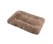 Soft Fluffy Calming Dog Bed - Brown Size:L