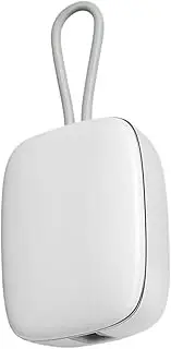 Hanging Rope Conveniently Toothbrush Disinfection Box On Wall Anywhere ABS USB Charging Disinfection Box, White