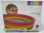 Intex Sunset Glow Inflatable Pool 66"x18" 56441EP for Ages 3+ Round Pool - New