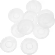 Yardenfun 10Pcs Airtight Plastic Barrel Lids with Leak Screw Seal for Paint Storage Pet Food Containers Chemical Storage and Chicken Feeders