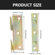 8 Pcs Bed Frame Replacement Parts Bunk Mount Headboards Brackets Child Toddler