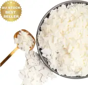 1Kg Pure Soy Wax Flakes, 100% Natural Soy Wax Bulk for Candle Making DIY, Soy Ca