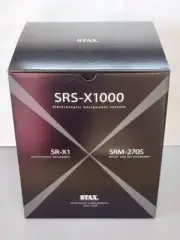 STAX SRS-X1000 Headphones Entry System SR-X1 SRM-270S set Sound Music Black