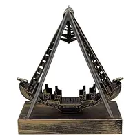 Pirate Ship Model, Perpetual Motion Toy, Swinging Desk Toy, Electronic Swinging Model, Decorative Pirate Ship, Desk Ornament Toy, Pirate Ship for Desk Ornament, Decorative Swinging Toy