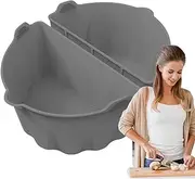 Slow Cooker Liners, Silicone crockpots Divider, Non-stick Slow Cooker Insert, Sturdy And Reusable, Versatile Kitchen Tool, 21.7x14x11cm/8.54x5.51x4.33 Inches For Potato Shrimp Fish