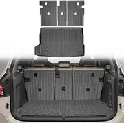 ZQULOYO Cargo Liners Backrest Mat for BMW X3 Accessories 2025 with Hook&Loop Rear Trunk Mat Rear Seat Back Cover Protector All Weather Anti-Slip Split Dog Liner 4 PCS