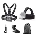 4 in 1 Chest Strap and Head Mount for Gopro Hero 12, 11, 10, AKASO EK7000,