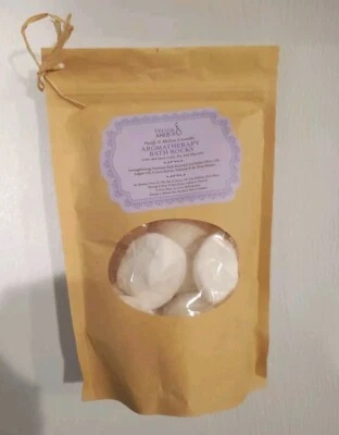 NIB Freida and Joe Pacify and Mellow Lavender Aromatherapy Bath Rocks 250gr