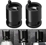 Angle Grinder Socket Wrench Upgraded - 2Pcs Universal Manual Electric Pressure Plate Removal Sleeve Wrench Car Repair Tool (3.85 * 2.4cm)