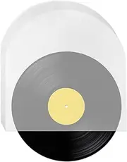 Vinyl Record Inner Sleeves ? 50PCS Anti-Static LP Sleeves | HDPE Translucent Round Bottom Album Covers for Record Storage | 12", 10", 7" LP Collection Sleeves, Protective Dust Covers