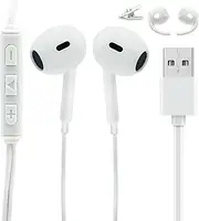USB Earphones for PC,USB Headset with Microphone Computer Headphone with Mic Lightweight PC Headset Noise Cancelling HiFi Stereo Gaming Earphone for Dell Laptop, MacBook Pro,Office Computer(8.2ft)