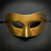Gold Masquerade Mask for Men Phantom Party Halloween Costume Cosplay Masks Props