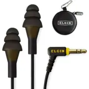 Elgin Ruckus Ear Plug Headphones | OSHA Compliant | Noise Isolating - Black