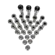 LABLT 29 Pcs R8 Collet Set Fractional 1/32"-1" High Precision For Bridgeport