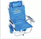 Tommy Bahama Backpack Folding Beach Chair - Blue / Orange