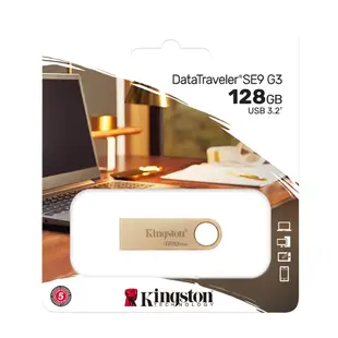 Kingston 金士頓 128GB DataTraveler SE9 G3 USB3.2 Gen1 隨身碟 DTSE9G3/128GB