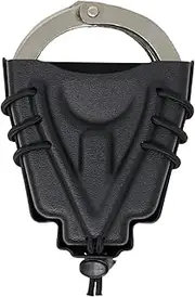 Universal Handcuff Pouch Open-Top Handcuff Holster Cuff Case Fit Hinged/Chain/Asp/Other Rigid Folding Handcuffs Fit Duty Belt/MOLLE Tactical Vest