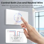 Conveniently Control Your Boiler Remotely with Smart WiFi Boiler Switch 4400W