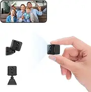 Wi-Fi Magnetic Wireless Mini Camera, Hidden Security Camera with Night Vision, Motion Detection, Cloud Storage, 64GB SD Card, Compact Design, No Wi-Fi Mode, Indoor for Baby, Elder, Pet, Car Monitoring