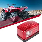 Waterproof Taillight Housing Tail light Lens Cover Compatible with Yamaha Big Bear 400/Grizzly 660 350/Kodiak 400/Rhino 660 700,Rear Light Lens OEM: 5KM-84710-01-00,5KM-8472C-10-00 (Red)