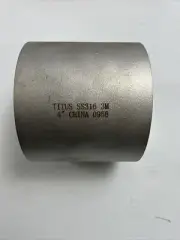 Titus Threaded Coupling Stainless Steel 316 3M 4" WS5