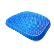 OZNALA Gel Honeycomb Seat Comfort Cushion Pain Relief Flex Back Support Spine Protector Breathable
