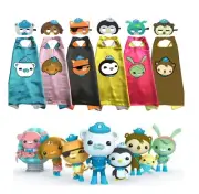 Kids Octonauts Costume Cape and Mask Captain Barnacles Kwazii Dashi Peso