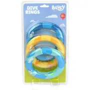 Wahu Bluey Dive Rings - Fun and Colorful Pool Toy for Diving with 3 Rings