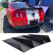 For Ford Mustang Rear Diffuser 4 Shark Fins Bumper Lip Lower Spoiler 22" x 20" (for: Ford)