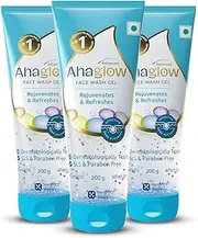 AHAGLOW FACE WASH 200GM PACK OF 3