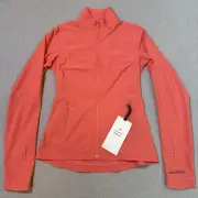 Lululemon Fast Free Windbreaker Jacket Water Repellent Size 4 Pale Raspberry NEW