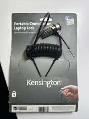 Kensington K64670US Portable Combination Laptop Lock 6FT Cord