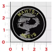 MARINE CORPS MAWTS-1 HUEYS EMBROIDERED HOOK & LOOP PATCH