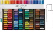 Sennelier Dry Pastels, Soft Pastels in Ecru, Pack of 80, General Selection and 2 Cards