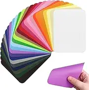 56Pieces Iron on Patches for Clothing, 28Colors Repair Patches for Pants Mending and Decorating, Repair Fabric Patches Iron on for Jacket Jean Clothes (Colorful)