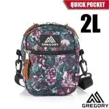 【美國 GREGORY】QUICK POCKET 2L 超輕可調式斜背包M(可拆卸肩帶)65467-9867 群花油彩