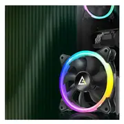 Antec Neon 12 Argb With Full Spectrum Argb And Spiral Rgb Lighting Fan