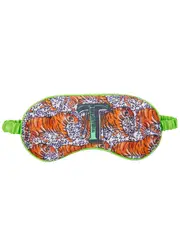 Jessica Russell Flint T Is For Tiger Silk eye Mask - Multicoloured ONE SIZE