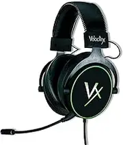 VELOCILINX Areios 7.1 Surround Sound Console and PC Gaming Headset, Black