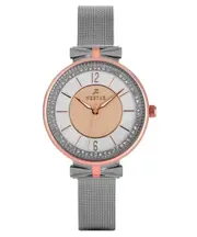 Westar Zing Crystal Accents Gold And Silver Dial Quartz 00130SPN601 Ladies Watch