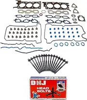 DNJ HGB473 Cylinder Head Gasket Set with Head Bolt Kit for 2002-2003 Mazda MPV 3.0L 2968cc 181cid V6 DOHC