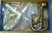 SENRY 5508-485B KITCHEN Faucet POLISHED BRASS with Swivel Spout $165 NEW