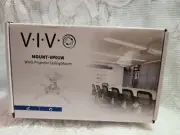 VIVO Universal Adjustable White Ceiling Projector | Projection Mount MOUNT-VP01W