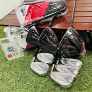 All NEW Taylormade Set Stealth2 1w 3w 3ut Stealth Iron 8Pcs Stiff RH Golf Club