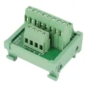 2-in 8-out DIN Rail And Panel Mounting Power Distribution Module Breakout Board