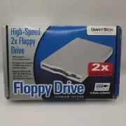 SmartDisk External USB Floppy Disk Drive Titanium Edition Windows or Mac