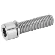 (Titanium Color)M7x25mm 4Pcs Bike Handlebar Stem Bolts Screw Bicycle MN